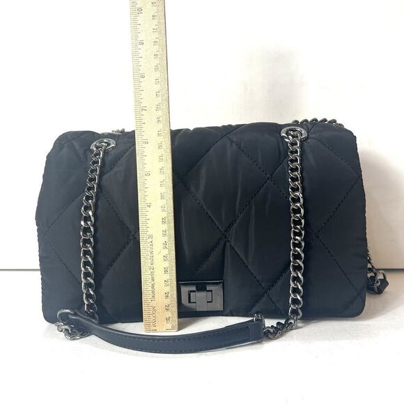 INC International Concepts Shoulder Chain Handbag Quilted Fabric Small Size - Picture 5 of 10